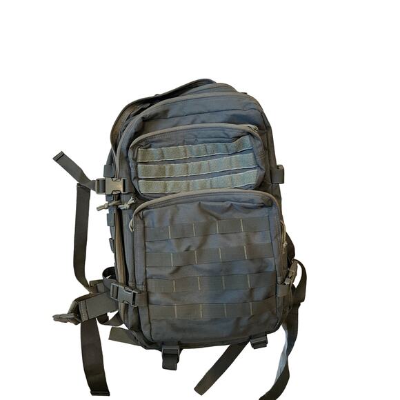 Generic No Brand Gray Tactical Backpack